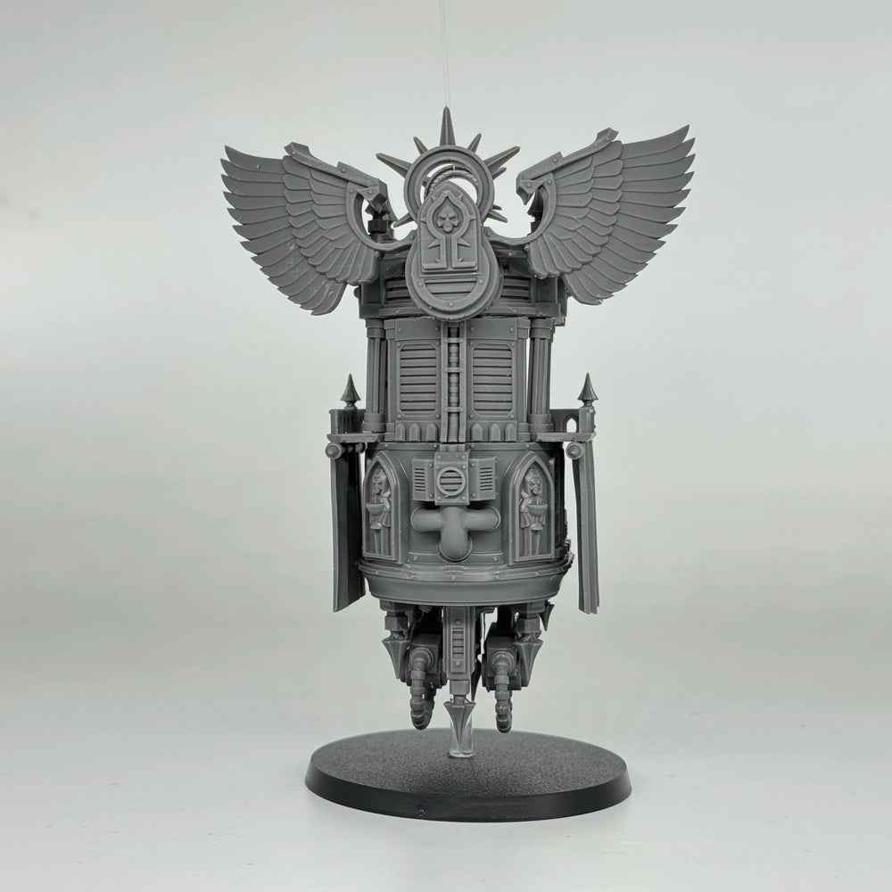 28mm Vodalites Flying Throne, 6 Figures, Resin Model Figure Kit, Fantasy Theme, Unassembled and Unpainted