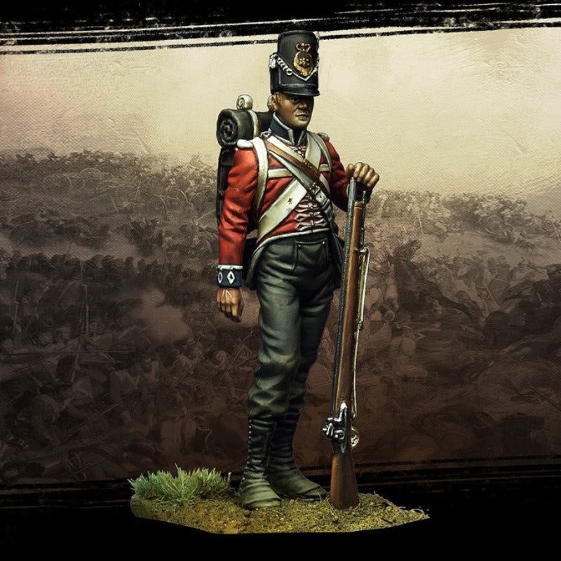 1/32 Napoleonic British Infantry Officer, Resin Model Figure Kit, Unassembled and Unpainted