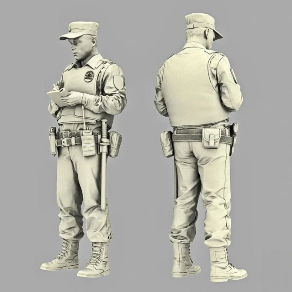 1/35 Modern Russian Infantry in Tactical Gear, 2 Figures, Resin Model Figure Kit, Unassembled and Unpainted