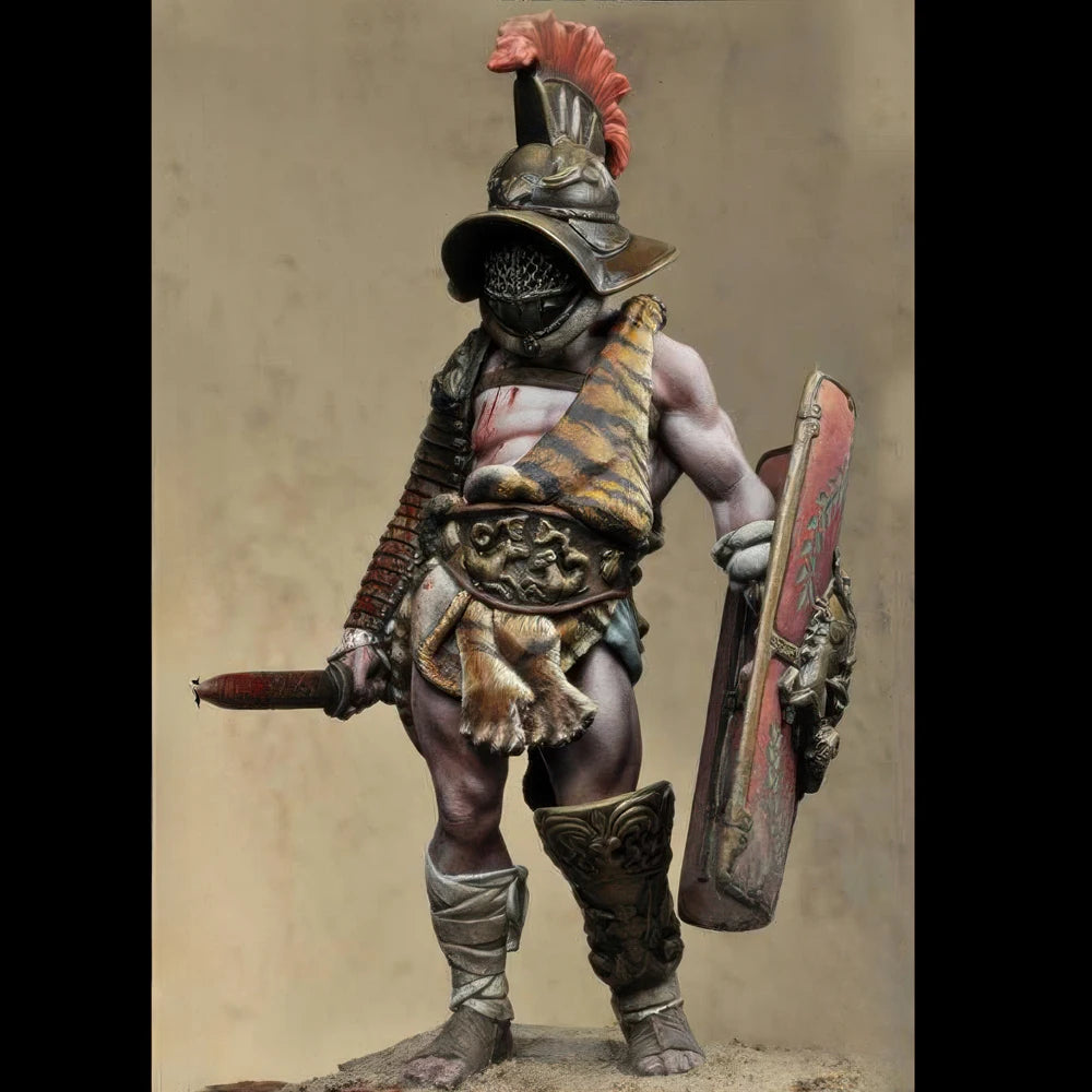 1/24 Ancient Roman Myrmillo Gladiator, Resin Model Figure Kit, Unassembled and Unpainted