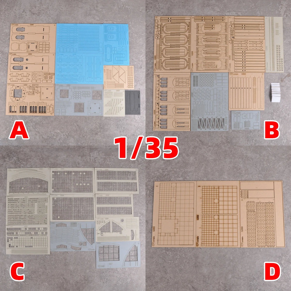 1/35 Railway Station & Bungalow, Resin Model Diorama Kit, Historical Theme, Unassembled and Unpainted