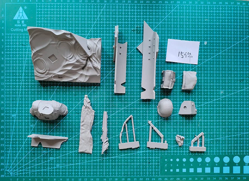 1/10 Modern US Infantryman with Drum Magazine Rifle, Resin Model Bust Kit, Unassembled and Unpainted