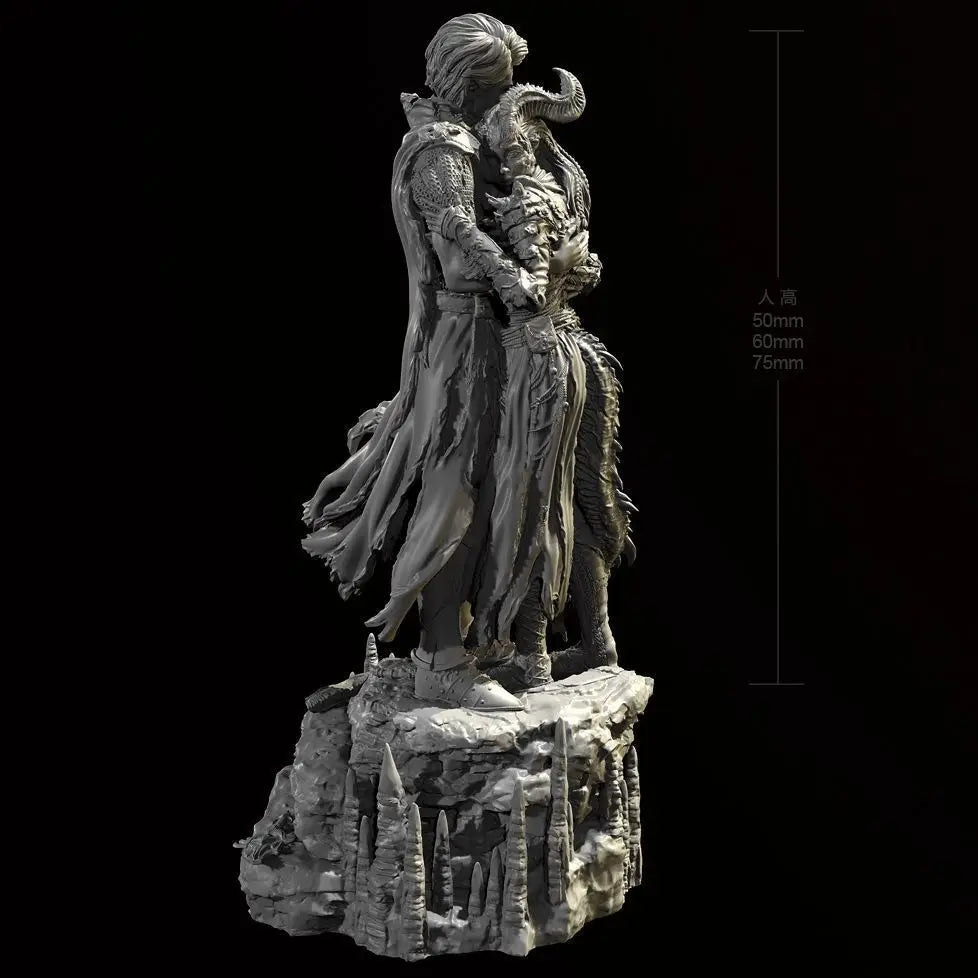 75mm Priestess, Resin Model Figure Kit, Fantasy Theme, Unassembled and Unpainted
