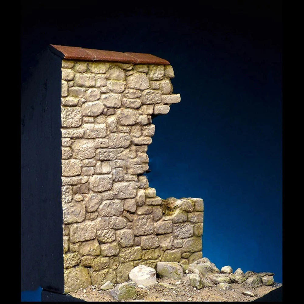 1/35 WWII German Ruins, Resin Model Terrain Kit, Unpainted