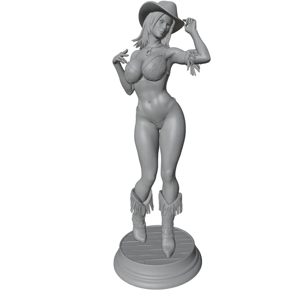 1/24 Pin-Up Warrior Girl, Resin Model Figure Kit, Unassembled and Unpainted
