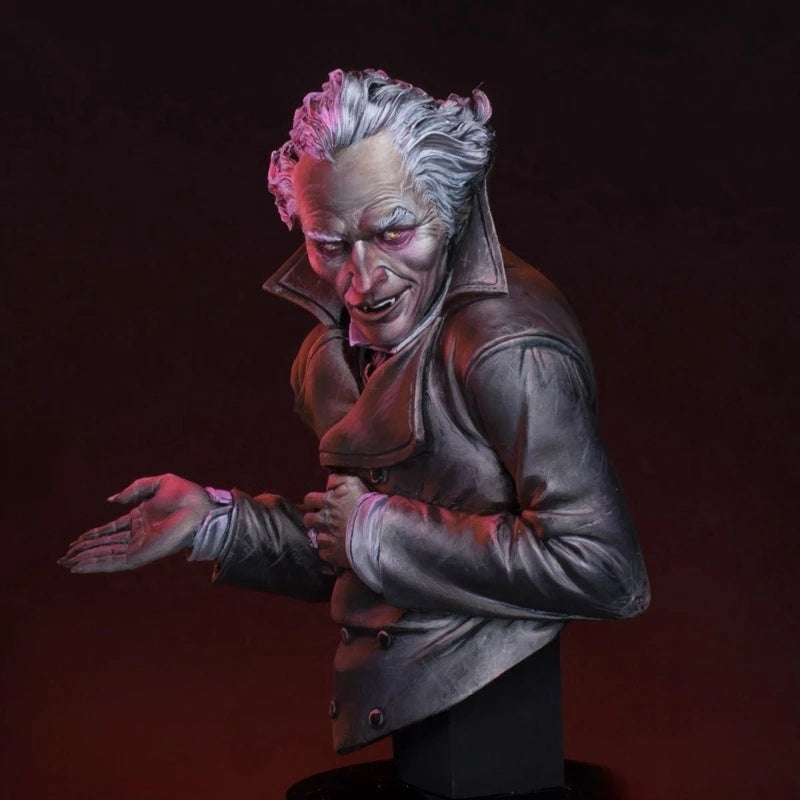 1/12 Aged Male Character, Resin Model Bust Kit, Fantasy Theme, Unassembled and Unpainted