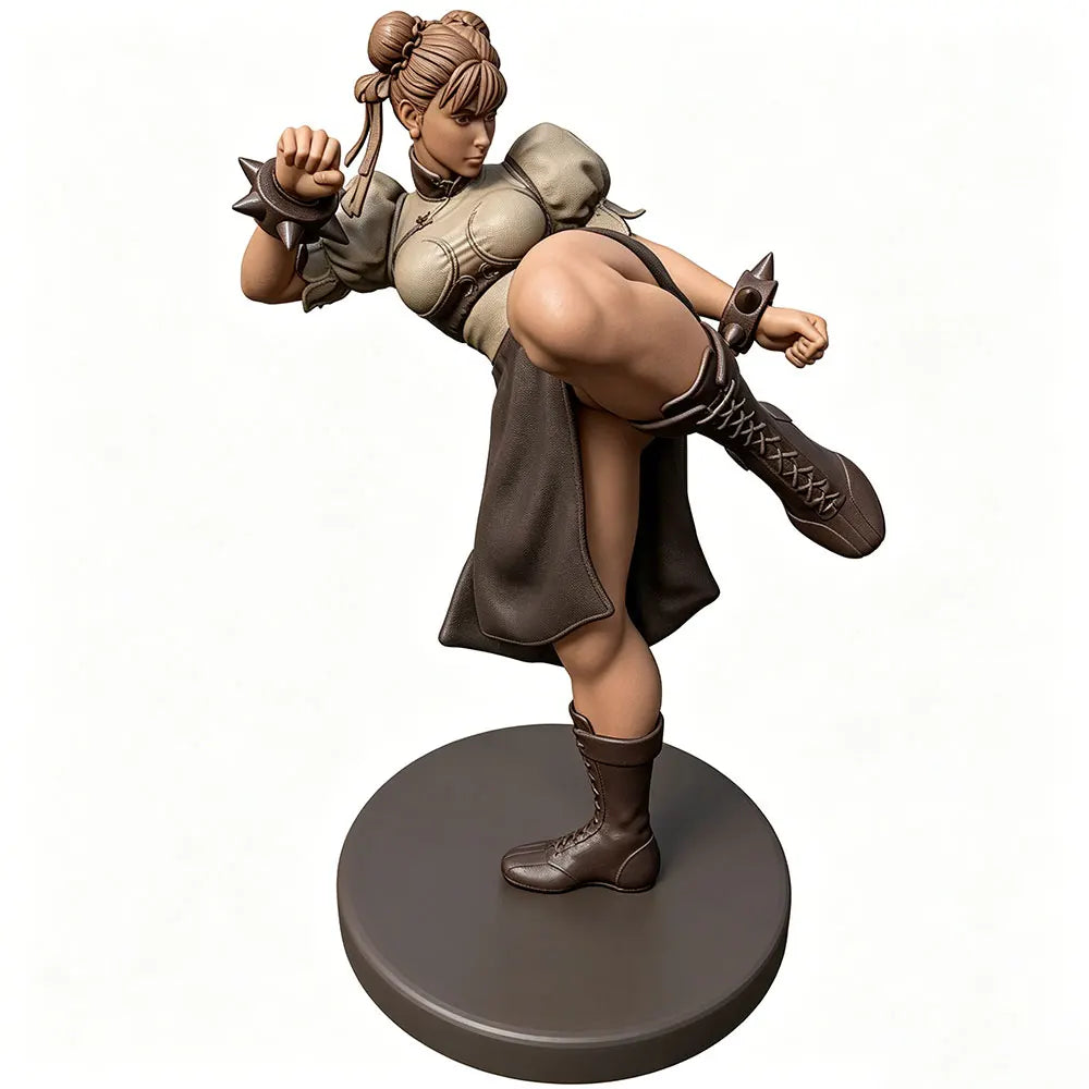 1/24 Girl with Rifle, Resin Model Figure Kit, Anime Theme, Unassembled and Unpainted