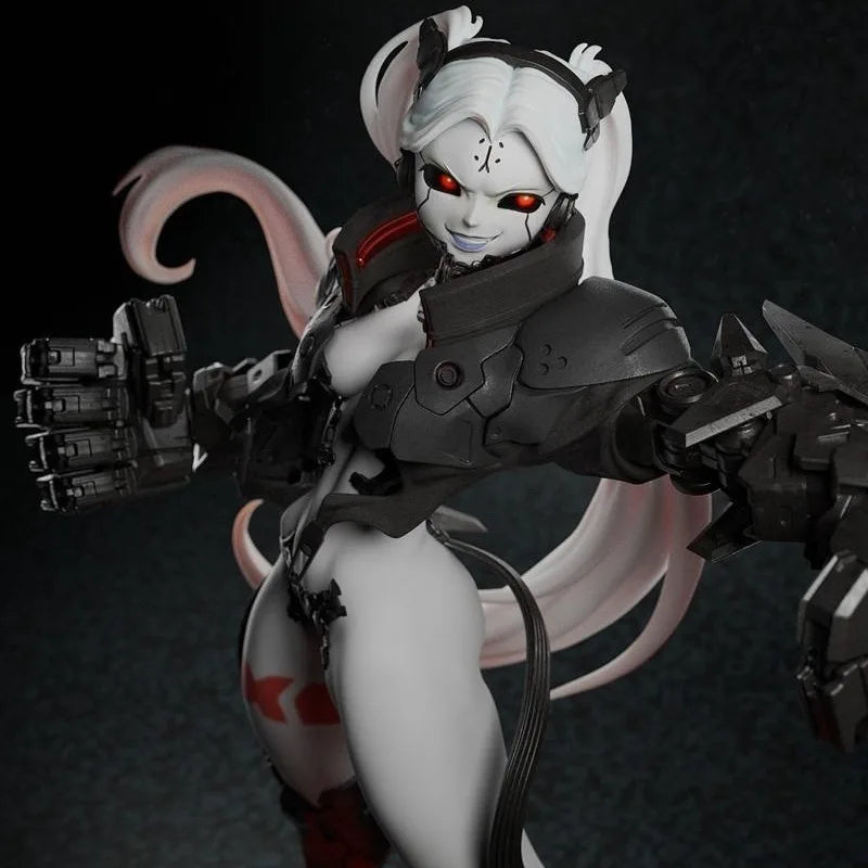 1/24 Lolita Warrior, Resin Model Figure Kit, Anime Theme, Unassembled and Unpainted