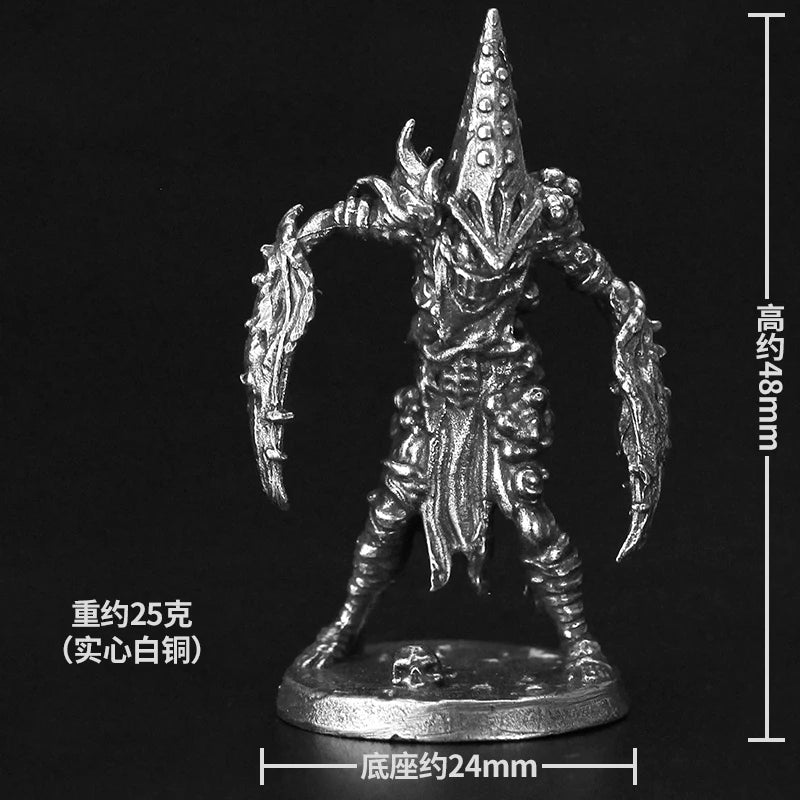 28mm Gothic Monastery Chaplain, 8 Figures, Resin Model Figure Kit, Fantasy Theme, Unassembled and Unpainted