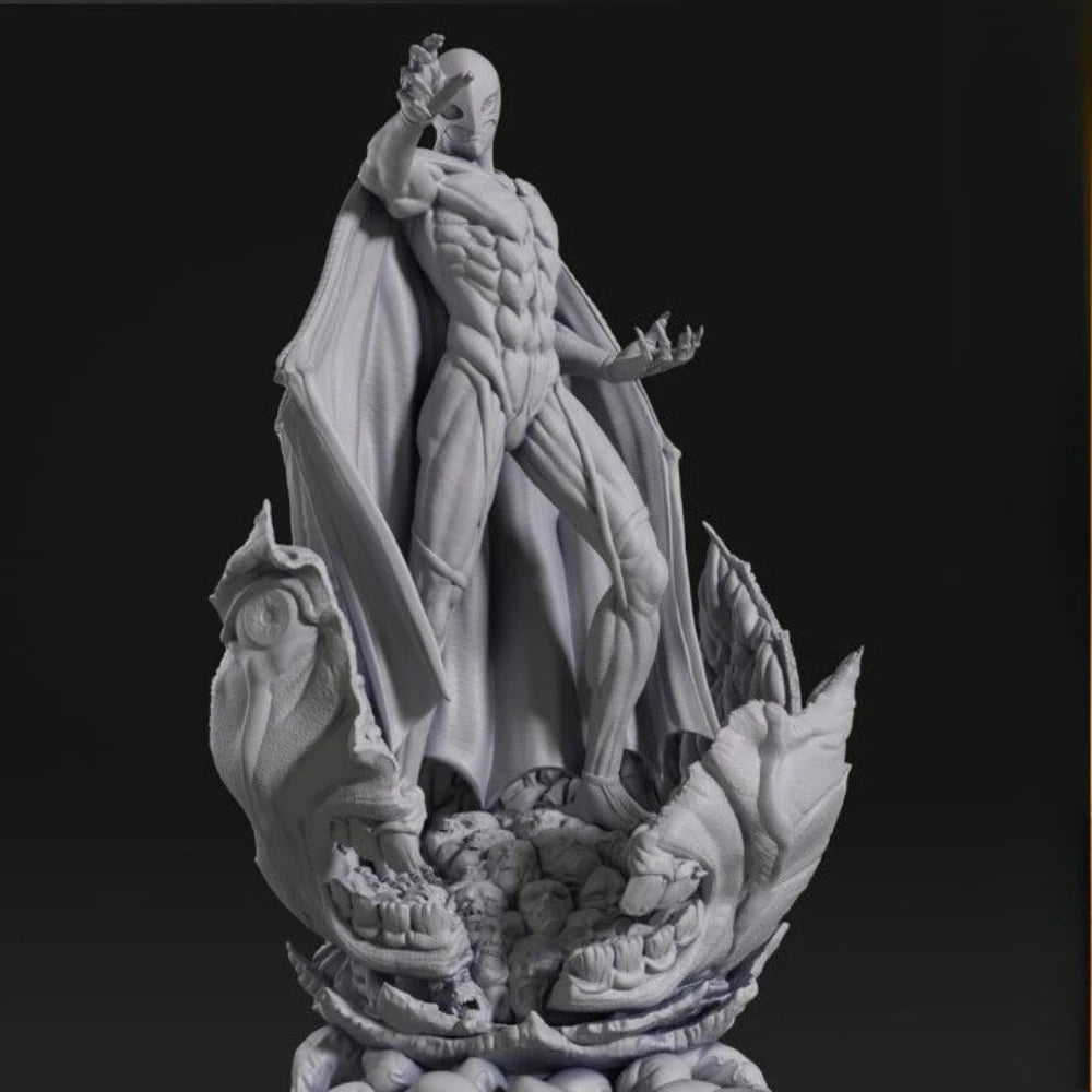 Dark Fantasy Demon Winged Humanoid, Resin Model Figure Kit, Fantasy Theme, Unassembled and Unpainted