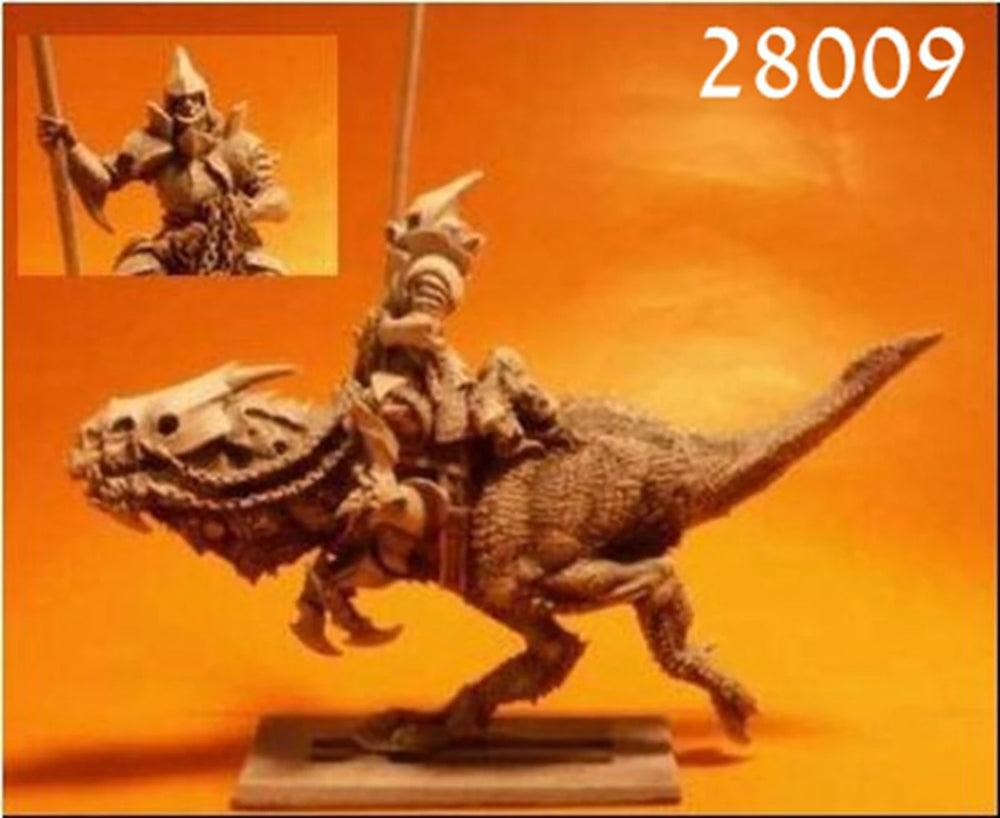 Dark Elf Dragon Knight, 2 Figures, Resin Model Figure Kit, Fantasy Theme, Unassembled and Unpainted