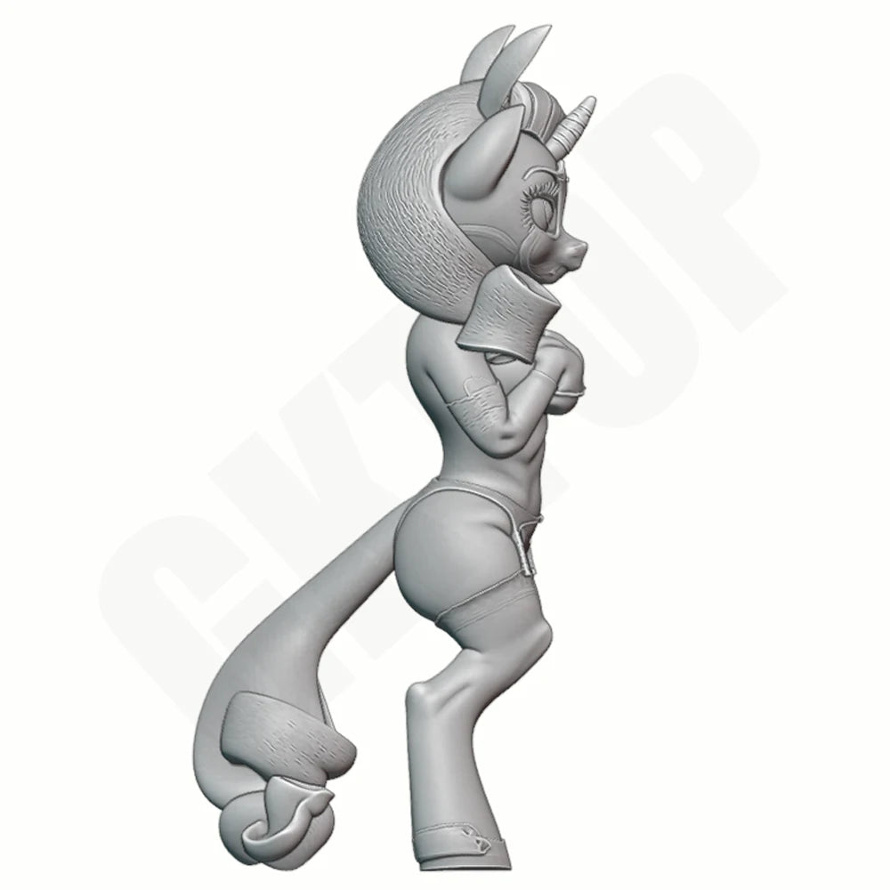 1/24 Rarity Fanart Unicorn, Resin Model Figure Kit, Fantasy Theme, Unassembled and Unpainted