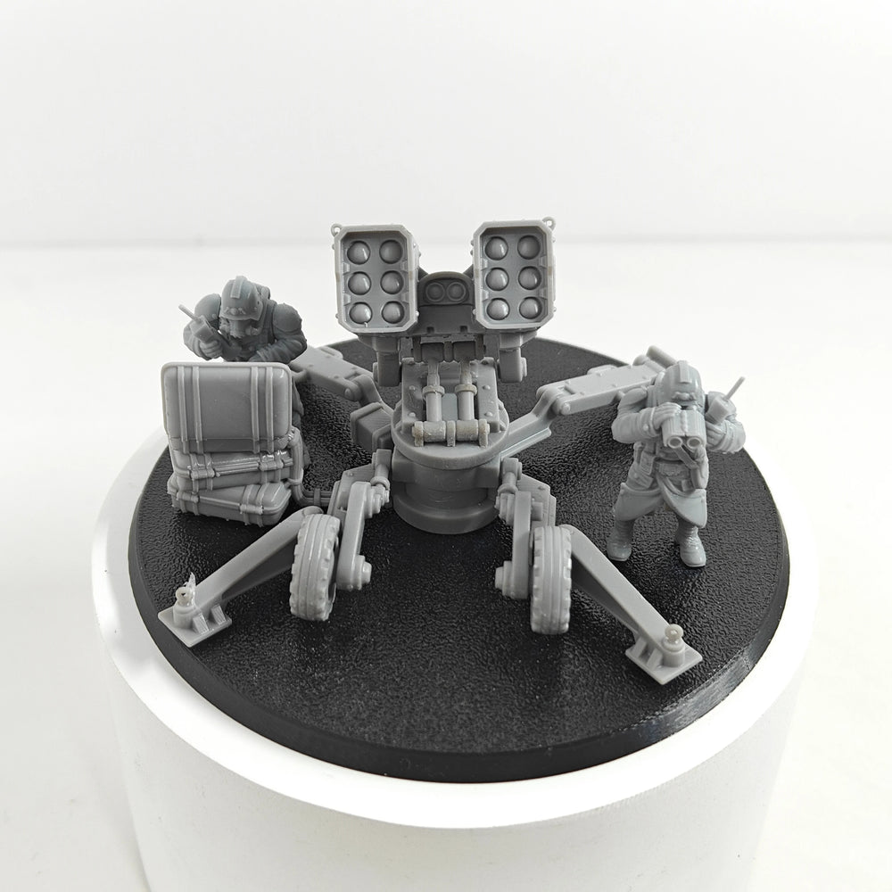 1/72 Military Hover-Vehicle Squad, 10 Figures, Resin Model Diorama Kit, Sci-Fi Theme, Unassembled and Unpainted
