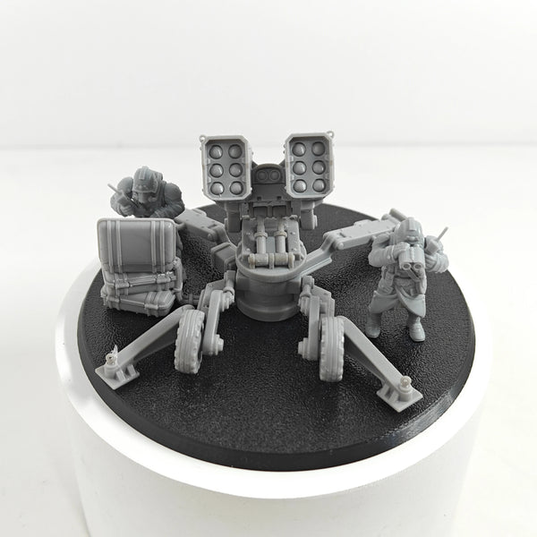 1/72 Military Hover-Vehicle Squad, 10 Figures, Resin Model Diorama Kit, Sci-Fi Theme, Unassembled and Unpainted