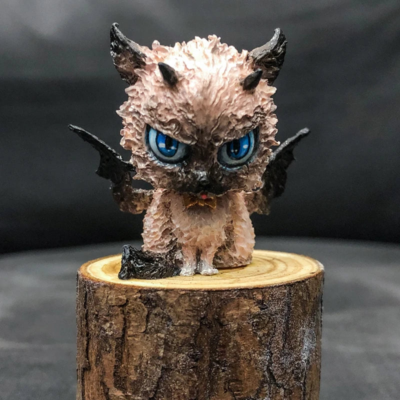 Demonic Cat Creature, Resin Model Creature Kit, Fantasy Theme, Unassembled and Unpainted