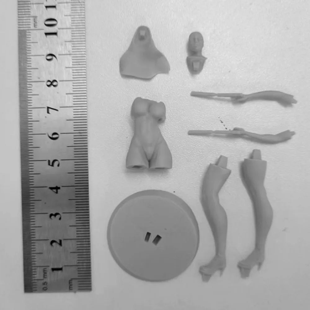 1/24 Dark Fantasy Nun Warrior, Resin Model Figure Kit, Fantasy Theme, Unassembled and Unpainted