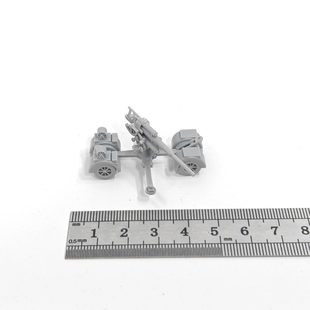 1/144 WWII Flak-36 88mm Anti-Aircraft Gun, Resin Model Vehicle Kit, Unassembled and Unpainted
