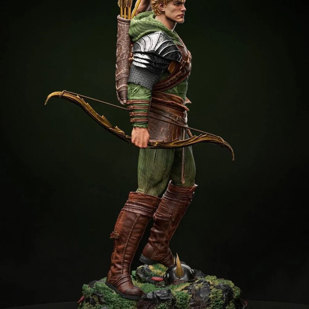 Medieval Fantasy Ranger, Resin Model Figure Kit, Unassembled and Unpainted
