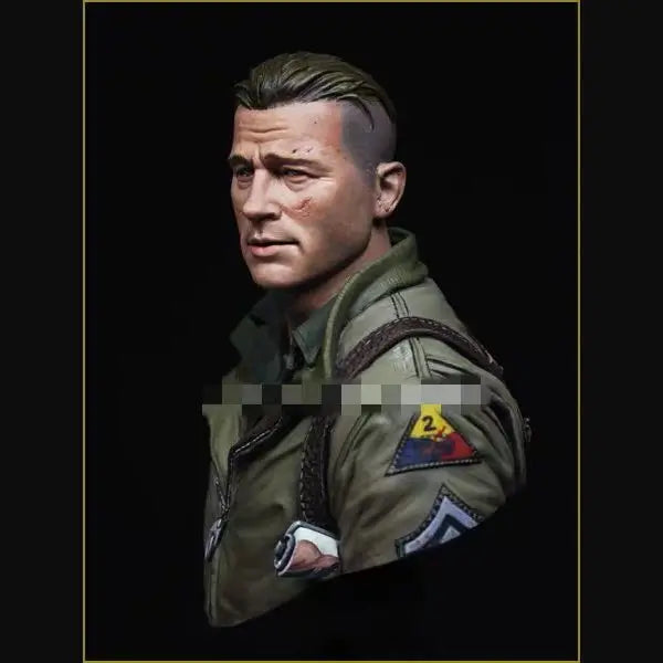 1/10 Modern Military Captain, Resin Model Bust Kit, Unassembled and Unpainted