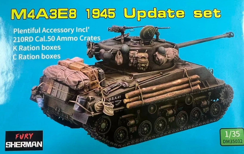 1/35 WWII American Sherman Tank, Resin Model Vehicle Kit, Unassembled and Unpainted