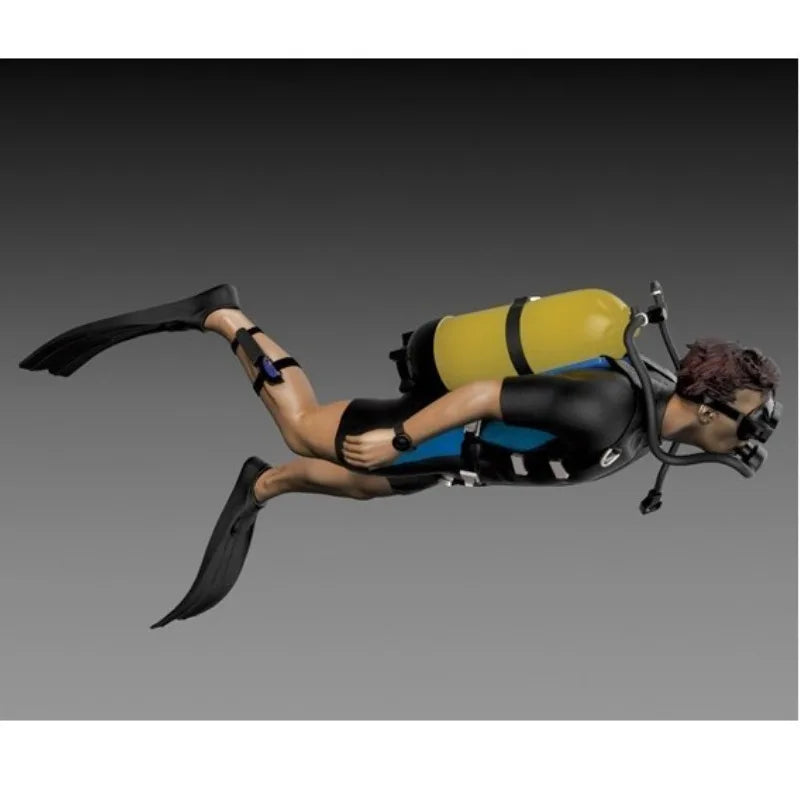 1/35 Modern Scuba Diver, Resin Model Figure Kit, Unassembled and Unpainted
