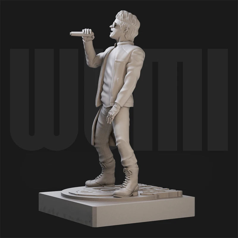 1/18 Rock Singer Musician, 6 Figures, Resin Model Figure Kit, Historical Theme, Unassembled and Unpainted