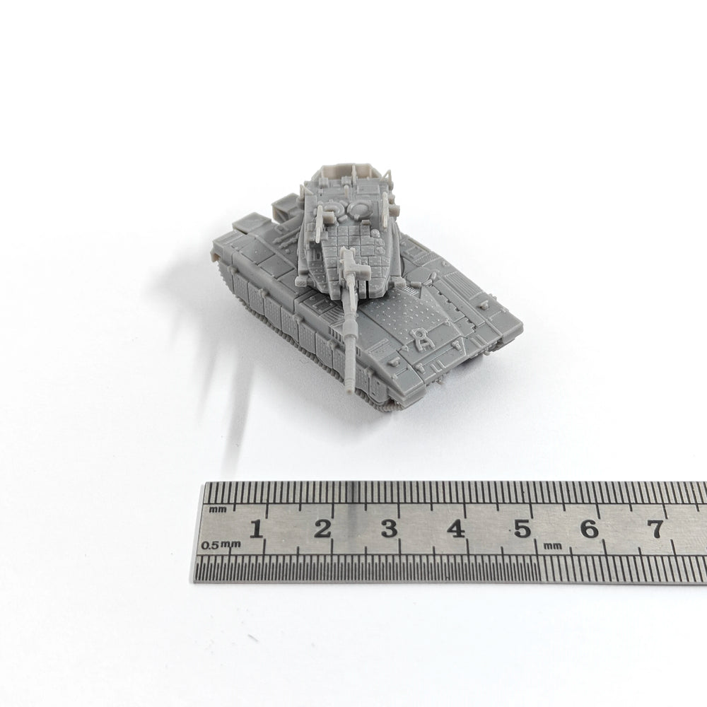 1/144 Modern Merkava Mk.3 Main Battle Tank, Resin Model Vehicle Kit, Unassembled and Unpainted