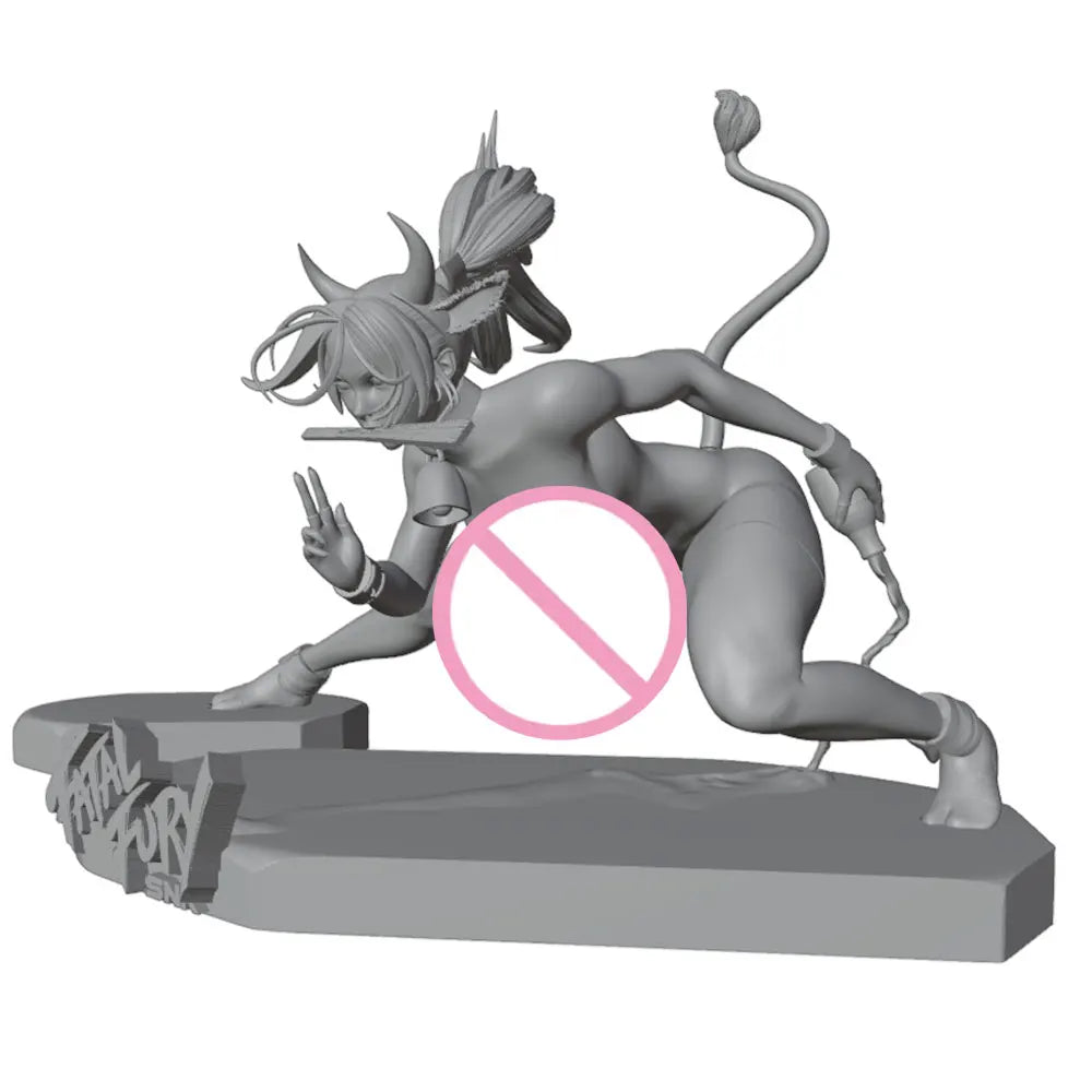75mm Demon Character, Resin Model Figure Kit, Anime Theme, Unassembled and Unpainted