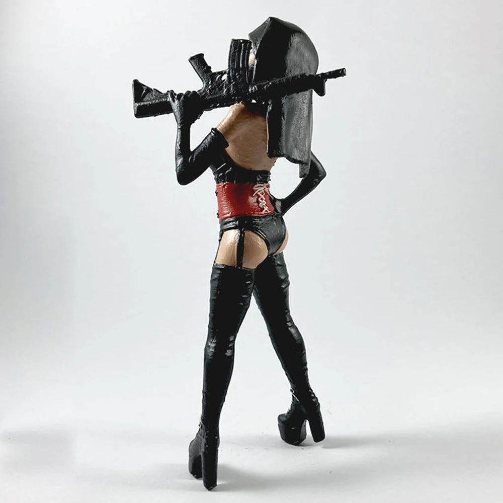 1/24 Female Warrior Nun, Resin Model Figure Kit, Fantasy Theme, Unassembled and Unpainted