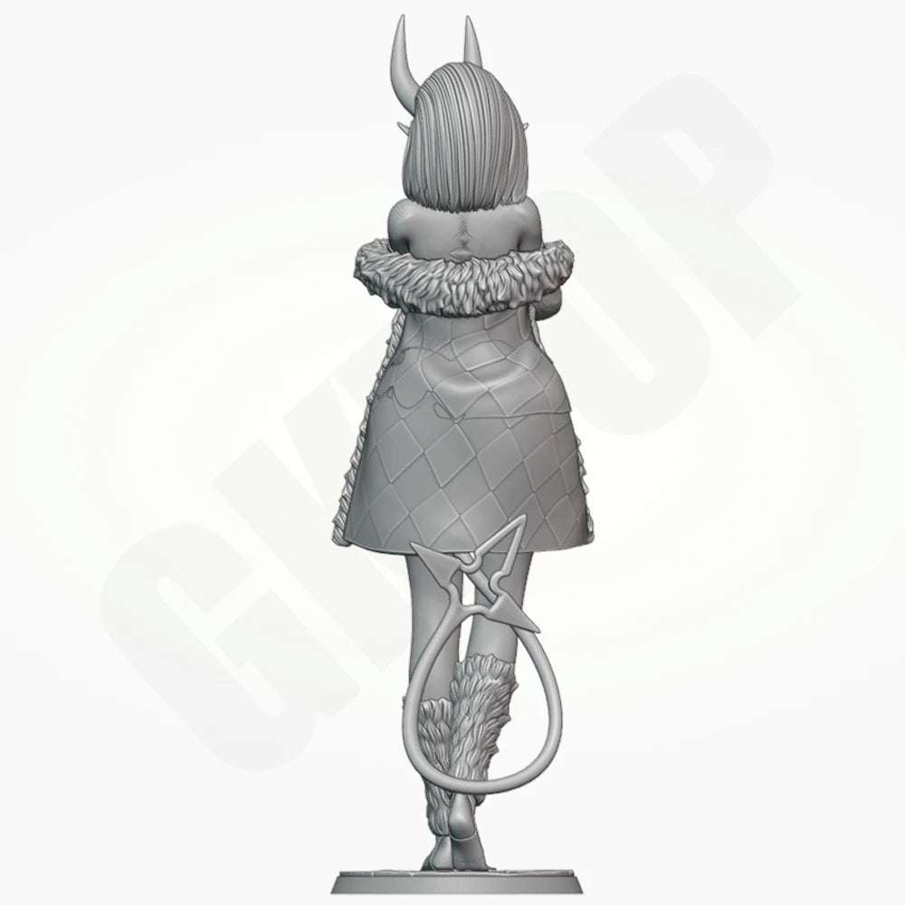 1/24 Demonic Female, Resin Model Figure Kit, Unassembled and Unpainted