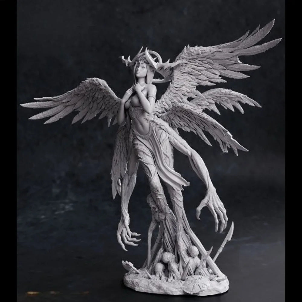 Fallen Angel, Resin Model Figure Kit, Fantasy Theme, Unassembled and Unpainted