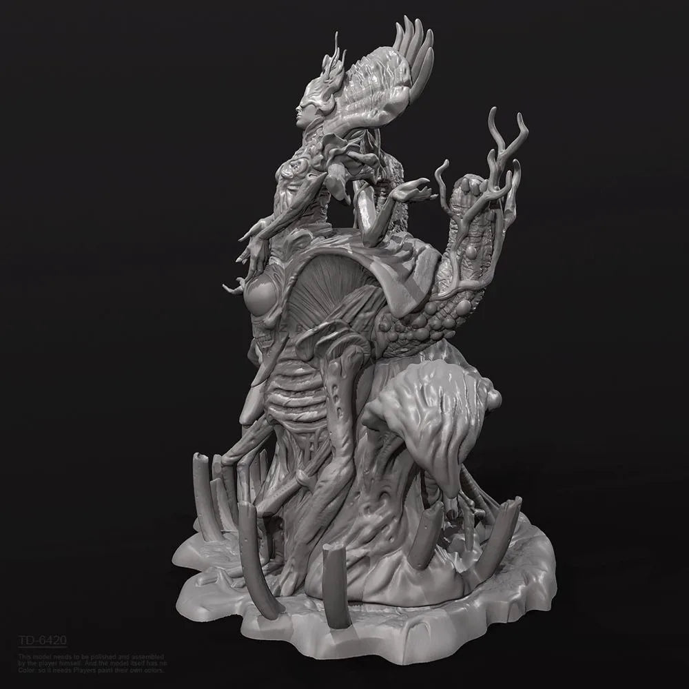 75mm Bellrinda Queen of Withered Bones, Resin Model Figure Kit, Fantasy Theme, Unassembled and Unpainted