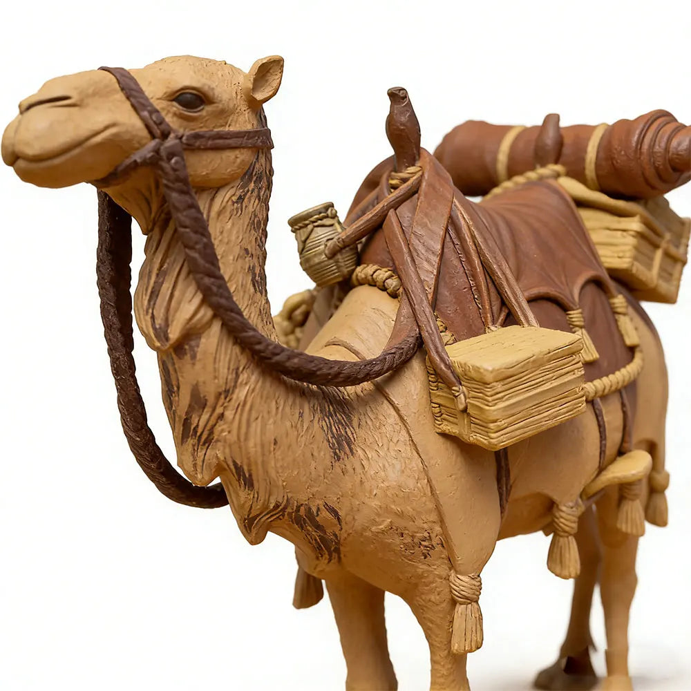 60mm Camel with Ornate Saddle, Resin Model Creature Kit, Wildlife Theme, Unassembled and Unpainted