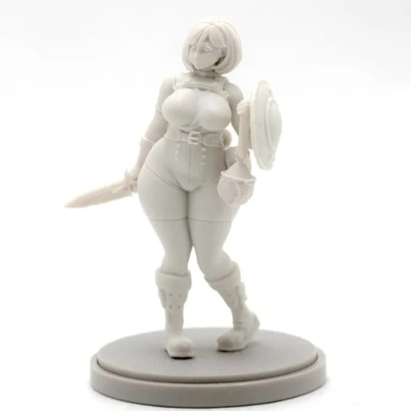 30mm Winged Warrior, Resin Model Figure Kit, Fantasy Theme, Unassembled and Unpainted