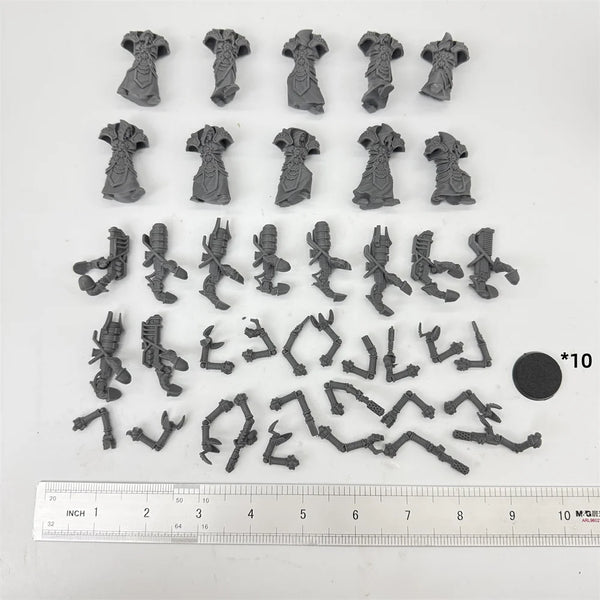 Scavenger Volatiles, 10 Figures, Resin Model Figure Kit, Sci-Fi Theme, Unassembled and Unpainted