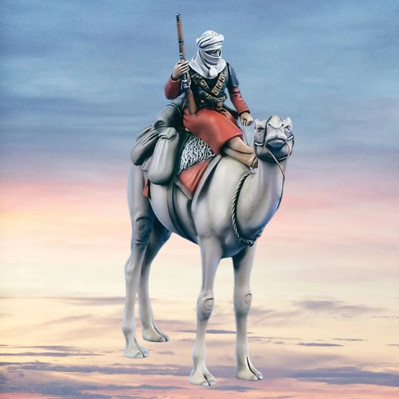 1/35 Ancient Camel Cavalry Warrior, Resin Model Figure Kit, Unassembled and Unpainted