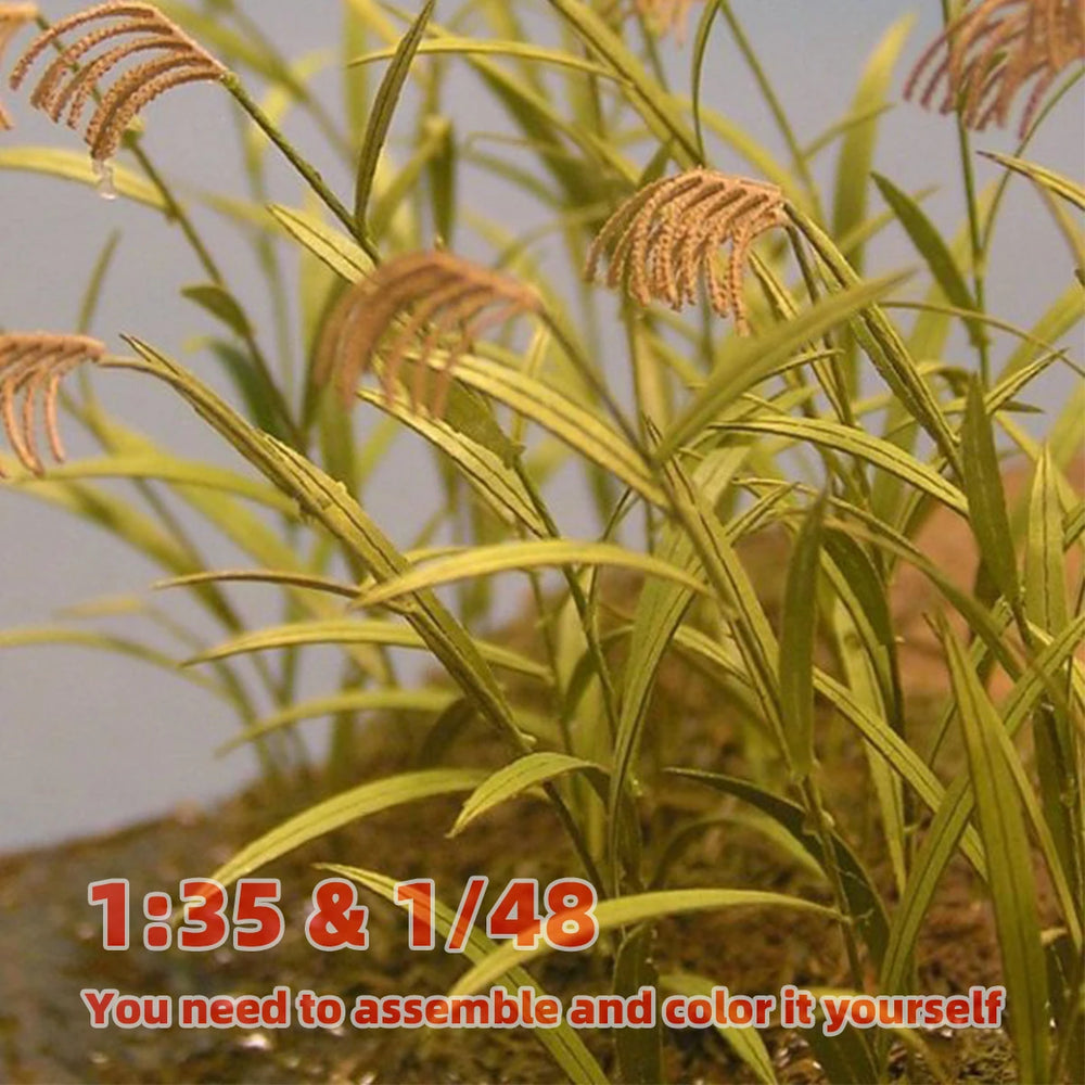 1/35 Vegetation Scenery, Resin Model Terrain Kit, Wildlife Theme, Unpainted