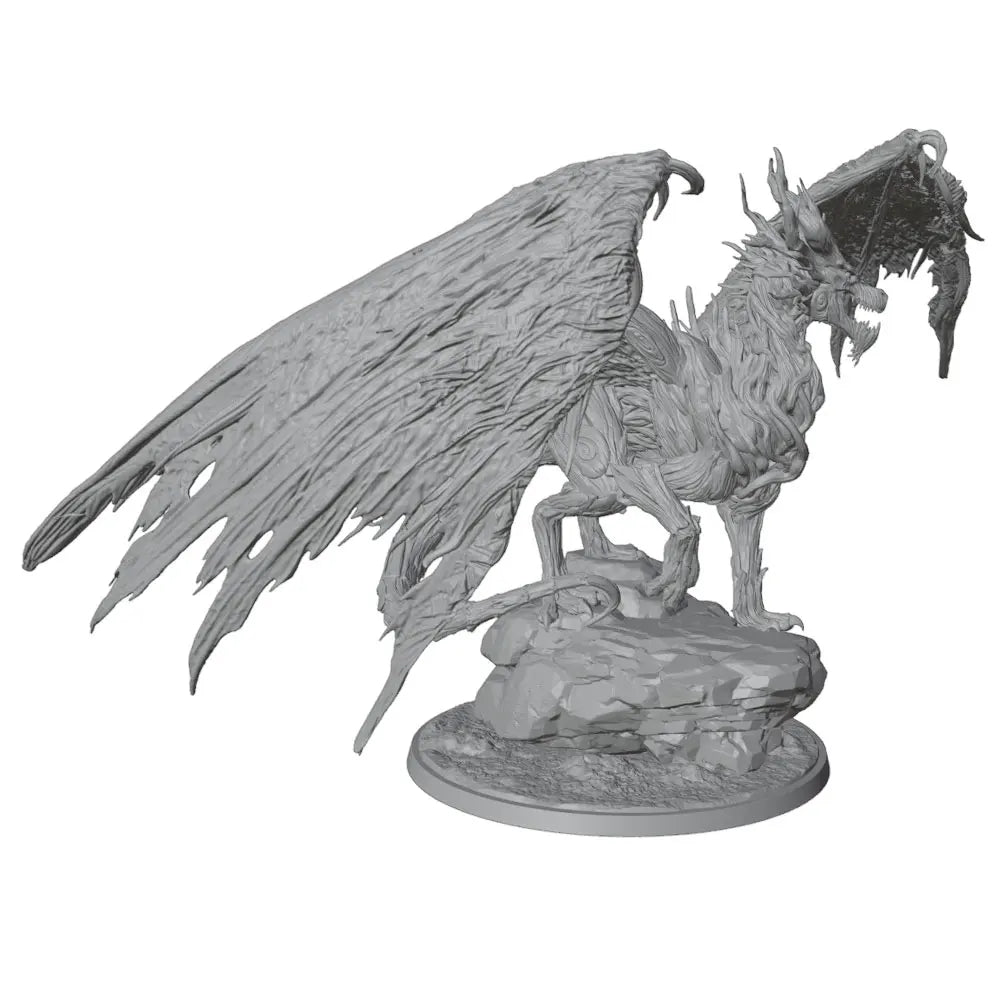 32mm Fire Dragon, Resin Model Creature Kit, Fantasy Theme, Unassembled and Unpainted