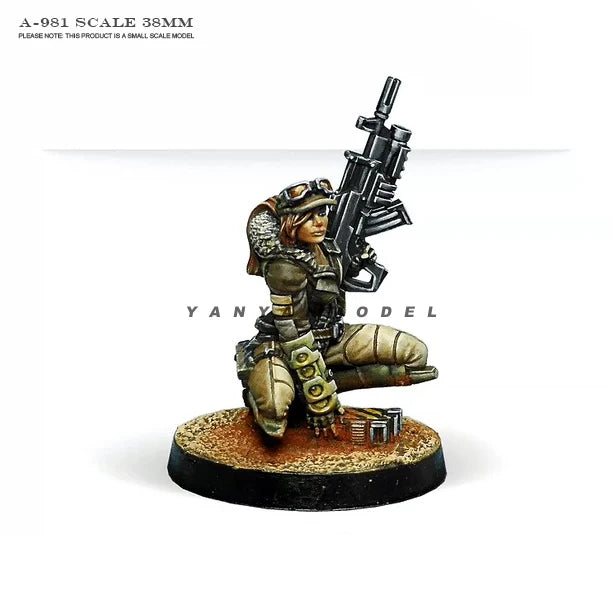 38mm Modern Soldier, Resin Model Figure Kit, Unassembled and Unpainted