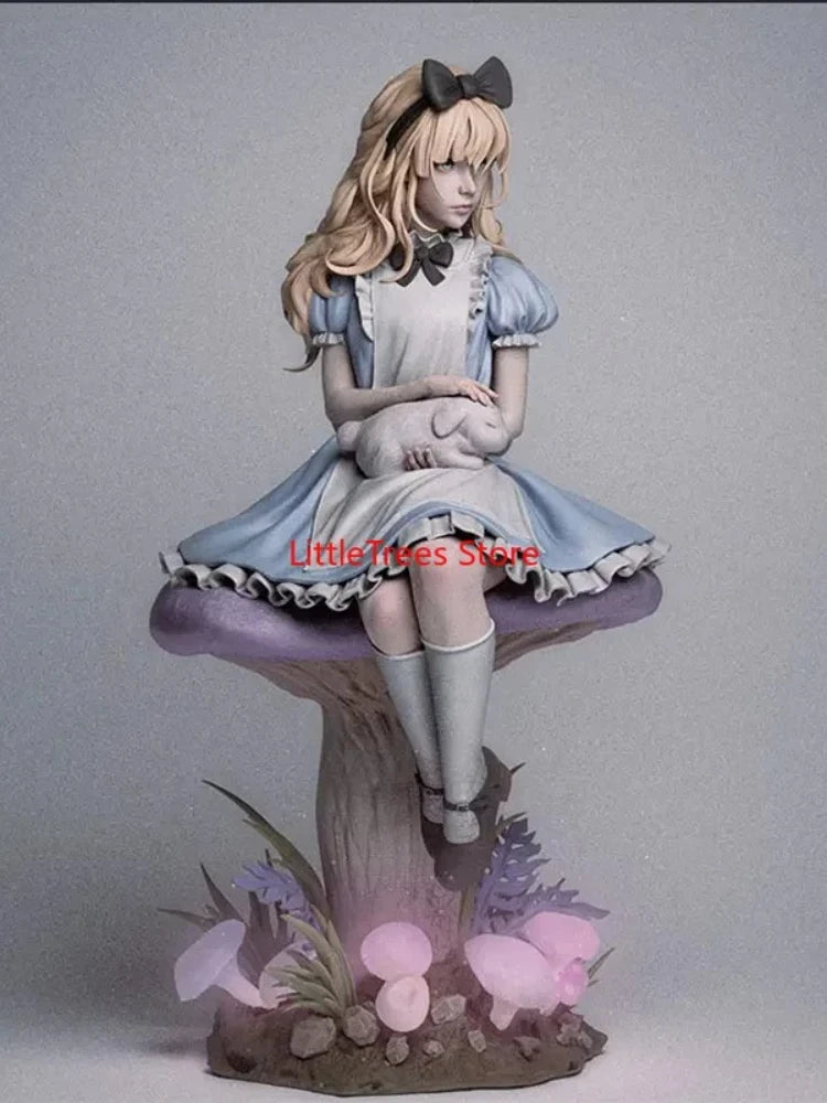 75mm Magical Girl Alice, Resin Model Figure Kit, Anime Theme, Unassembled and Unpainted