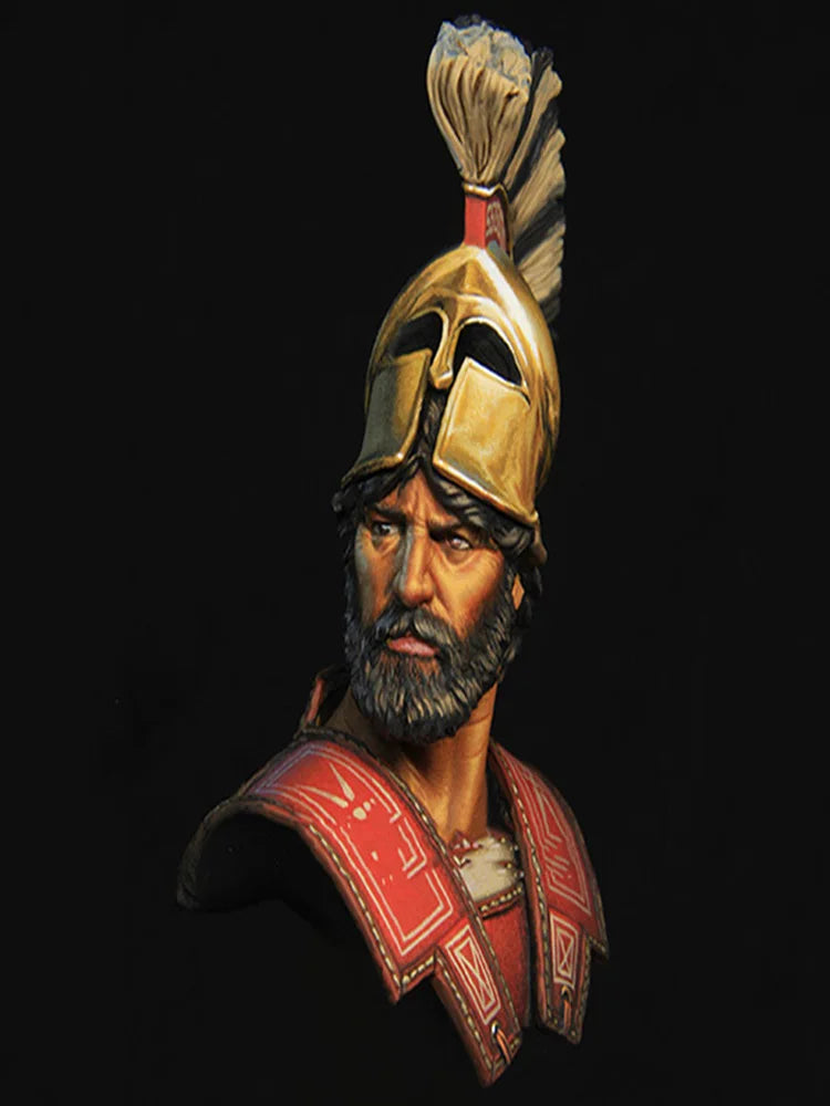 1/10 Ancient Greek/Roman Officer, Resin Model Bust Kit, Unassembled and Unpainted