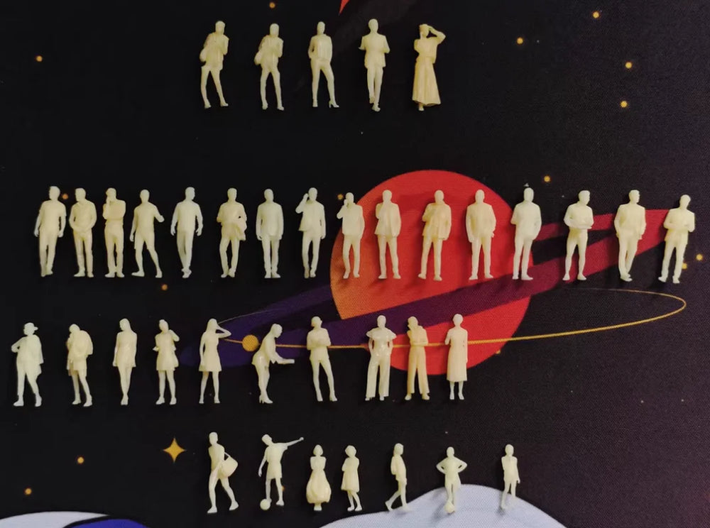 1/72 Practice, 45 Figures, Resin Model Figure Kit, Historical Theme, Unassembled and Unpainted