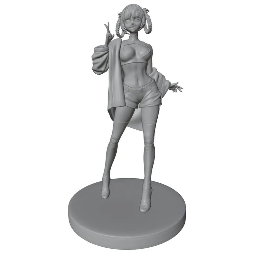 1/24 Vintage Pin-up Giving Thumbs Up, Resin Model Figure Kit, Unassembled and Unpainted