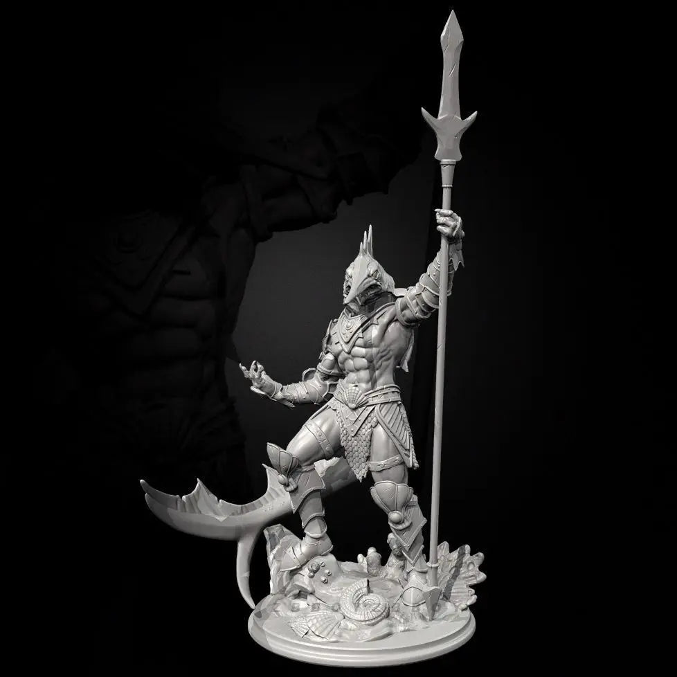 75mm Horned Dragon Creature, Resin Model Figure Kit, Fantasy Theme, Unassembled and Unpainted