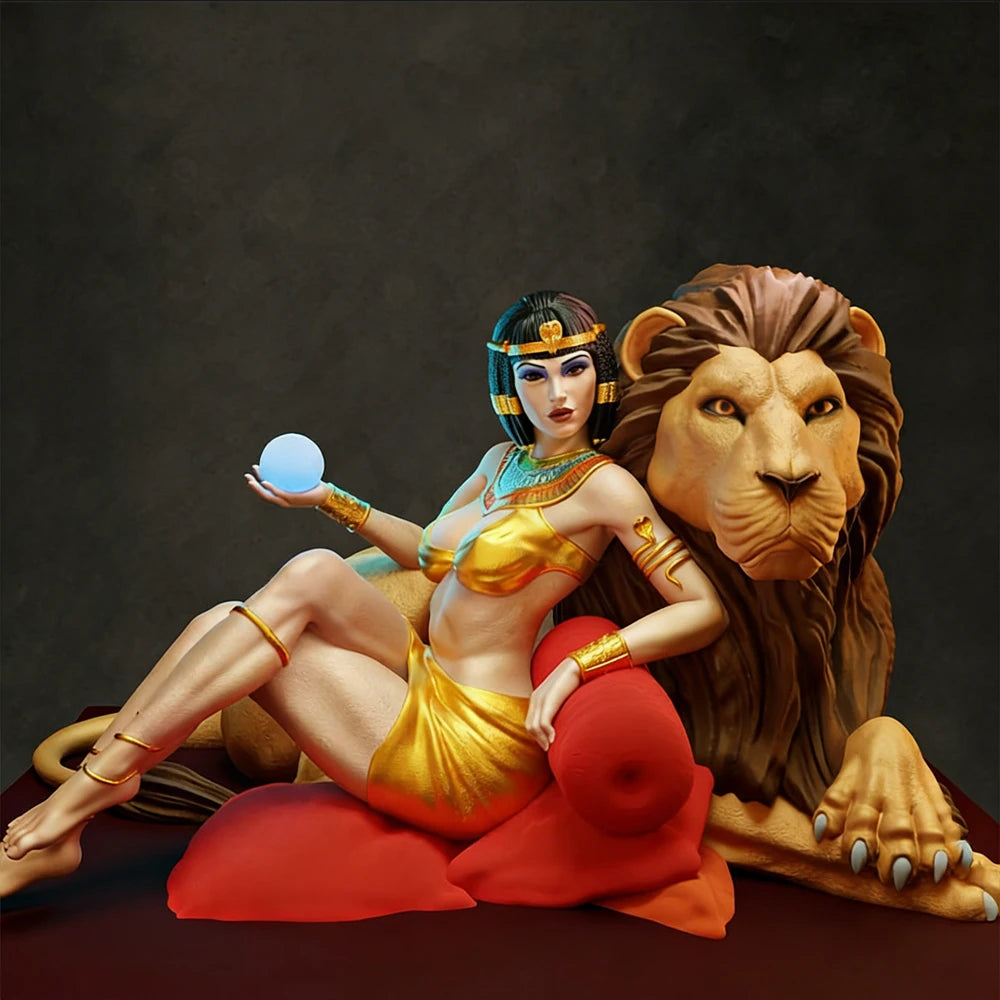 1/24 Fantasy Egyptian Queen, Resin Model Figure Kit, Unassembled and Unpainted