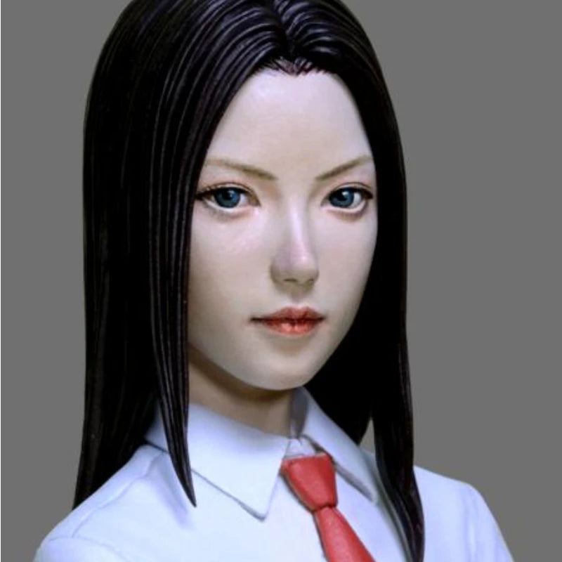 1/8 Schoolgirl with Katana, Resin Model Figure Kit, Anime Theme, Unassembled and Unpainted