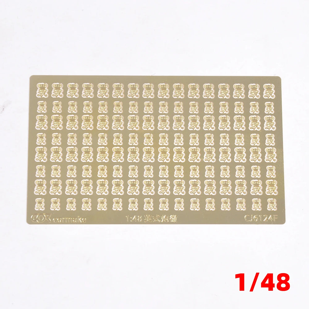 1/48 Napoleonic British Naval Cannon Barrels & Badges, Resin Model Accessory Kit, Unpainted