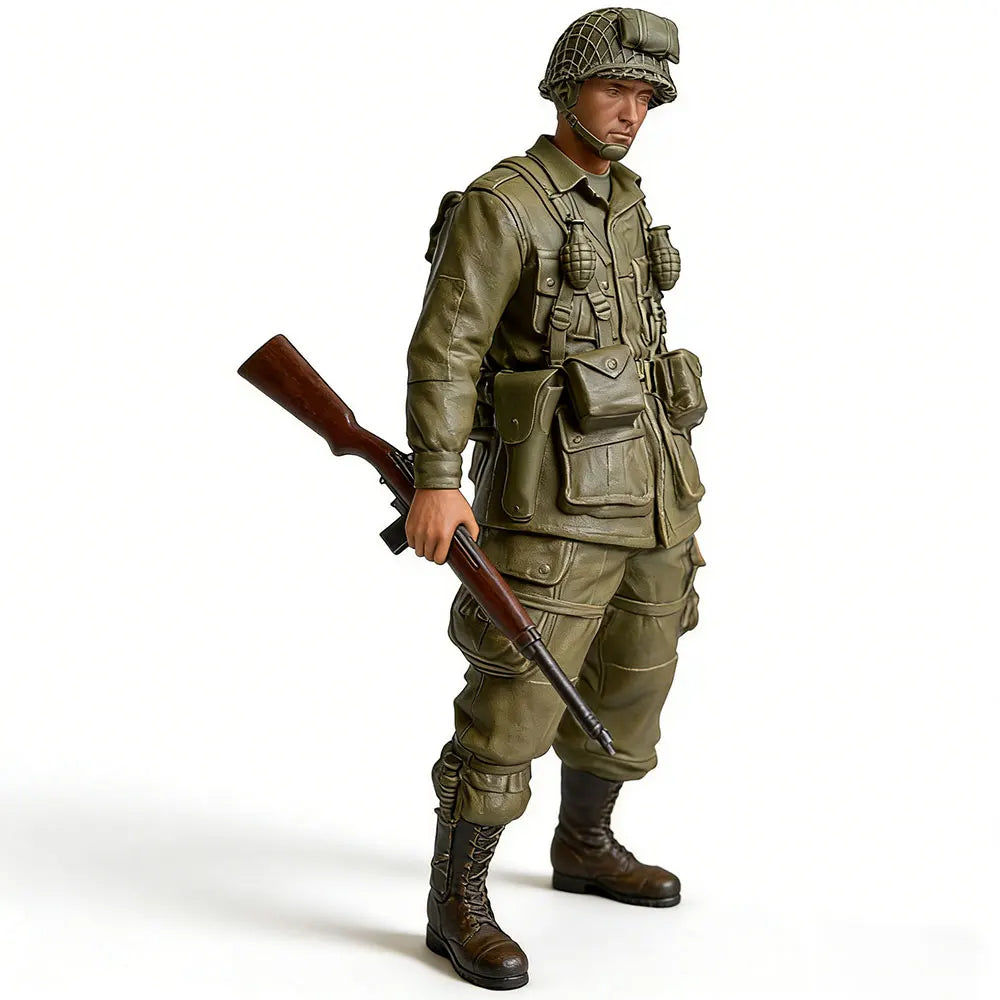 75mm WWI British Soldier, 5 Figures, Resin Model Figure Kit, Unassembled and Unpainted