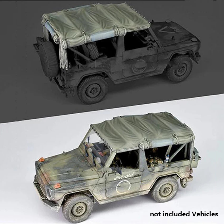 1/35 Modern Military Humvee, Resin Model Vehicle Kit, Unassembled and Unpainted