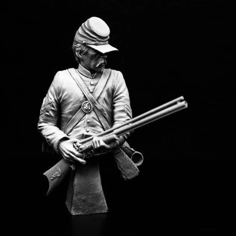 1/10 American Civil War Soldier, Resin Model Figure Kit, Unassembled and Unpainted